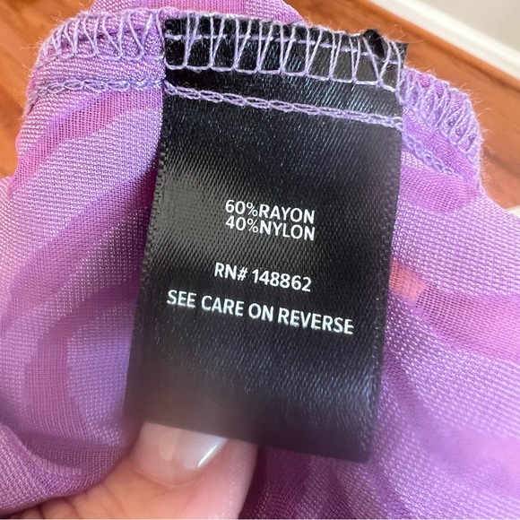 Torrid Velvet Zebra Burnout Pullover Long Sleeve Blouse - Picture 9 of 9